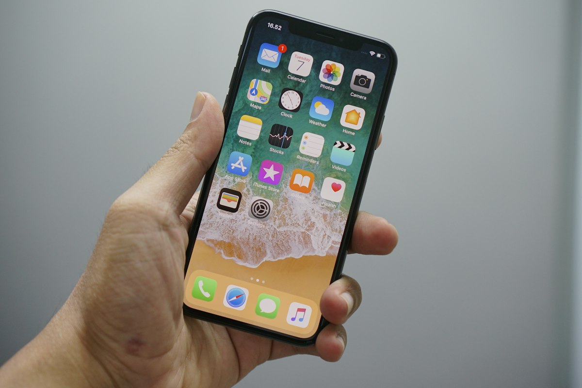 Earlier-generation Apple flagship phone